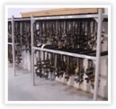 Custom Rack for hanging crank shafts